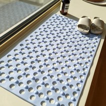 리빙블러썸 논슬립 화장실 미끄럼방지 매트 지압판, 블루