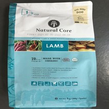 내츄럴코어 에코1 양고기 1kg 반려견 애견 사료 _ 2210228EA, 쿠팡2 본상품선택