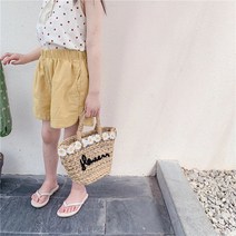 유니콘키즈복 유아 어린이 주니어 마면혼방 반바지 남여공용 편한 반바지