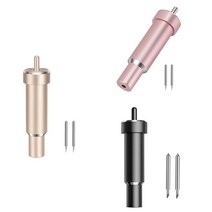 레이저각인기 조각기 마킹기 CNC 커팅기 딥 컷 하우징 + cricut explore air2 air3 cricut maker 절단기용 교체 블레이드(2개 블레이드) 무선 미니, 금