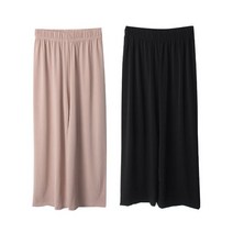 메리윤킴 여자 라운지팬츠 2장 밴딩 와이드 팬츠 2P 데일리 홈웨어 와이드팬츠 슬랙스 2장