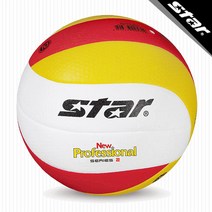 스타 배구공 뉴프로페셔널2 (VB315S 스타)화이트_쿠, 화이트