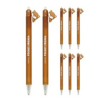 핑크풋 1500 멍이 지워지는 중성펜 0.5mm, 혼합색상, 16개