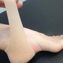 뒤꿈치 발관리 실리콘 패드 1쌍, 없음