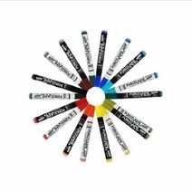 뻬베오 포슬린 디자인 마카 아트 마카펜 유화물감, 뻬베오포스린세필, 03 Scarlet Red