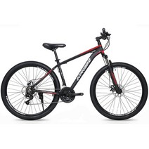 인트로바이크 다이렉트5000 MTB자전거 디스크브레이크 알루미늄프레임 27.5인치 시마노21단 입문용자전거 출퇴근용, 100%완전조립+추가배송비, 블랙그레이