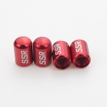 자동 휠 타이어 밸브 캡 경량 작업 XXR ENKEI ADVAN VOLK RAYS SSR wedsport 림 액세서리 4 개, 22 4PCS RED SSR
