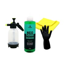 디크로닉 네오소크 1000ml 프리워시 APC 압축분무기 중성 세차샴푸 스노우폼 폼랜스 유리막, A-2 네오소크 프리워시 분무기 세트