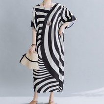 바바라옷장 루즈핏 B-213098 롱 원피스