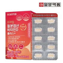 일양약품 철분제 엽산비타민D 골밀도 산전영양제 빈혈, 2통, 90정