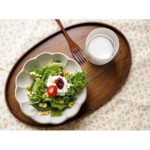 월넛 타원형 우드 트레이(3사이즈), 대