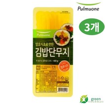 풀무원 김밥단무지 400g, 3개