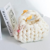 앙겔로스 패브릭 자이언트얀 1kg 핸드니팅 굵은 뜨개실 가방뜨개질 만들기 취미공방, 아이보리