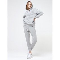 아키클래식 데일리 여성 트레이닝복 아이콘로고 후드+조거팬츠 세트 / 그레이