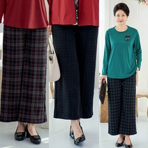[엄마옷 로즈맘] 단미체크기모통바지
