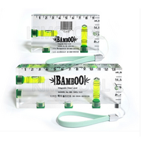 뱀부 밤부 BAMBOO 미니 아크릴 자석 수평 95mm 135mm 수평자 수평기 수평계, (1) 95mm
