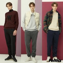 [KT알파쇼핑]22FW 펠틱스 남성 기모 조거팬츠 3종