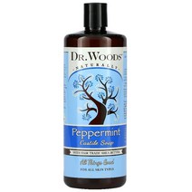 DR. WOODS 시어 비전 순수한 페퍼민트 카스티야 비누, 단색, 한 사이즈