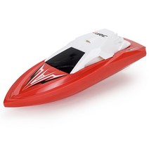 JJRC 5 1/47 전기 Rc 보트 10 Km/h 듀얼 모터 싱 Rtr 선박 모델 20 분 24G 원격 제어 소년용, 01 Red