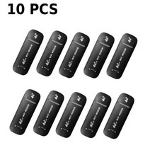 인터넷 라우터 와이파이 10852pcs 4g lte usb 150mbps 휴대용 무선, 10pcs 블랙