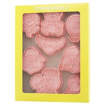 Mian Xiao Xin 비스킷 몰드 DIY 3D 입체 홈베이킹 도구 아이싱 쿠키스탬프 8종 세트, 1개, 밸런타인 데이