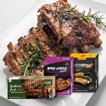 엠브이푸드바베큐폭립 소금구이 420g 바베큐 바비큐 등갈비 직화, [엠브이푸드]바베큐폭립 소금구이 420g, 1개
