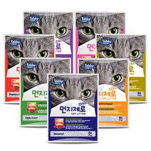 테비 먼지제로 고양이모래 8L x 3개, 종류선택:. 레몬향