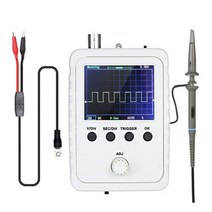 오실로스코프 OSCILLOSCOPE 계측기 2.4 컬러 디스플레이 화면 미니 0-200khz 대역폭 및 1m 샘플링 속도의 휴대용 디지털, 유럽 ​​연합
