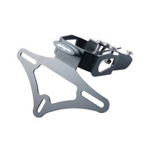 오토바이 번호판 홀더 테일 깔끔한 LED 라이트 펜더 엘리미네이터 가와사키 닌자 400 2017 2021 용, CN_Black