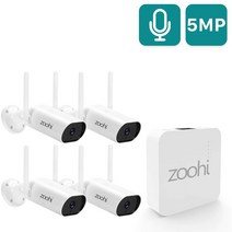 자가설치 스마트폰 원격접속 500만화소 무선 4채널 녹화기+CCTV, 2채널+녹화기