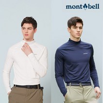 몽벨 모크넥 티셔츠 레이어드 무지 목티