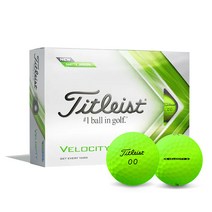 타이틀리스트 2020 벨로시티 골프공 2피스 43mm 12p, 매트 그린, 1개