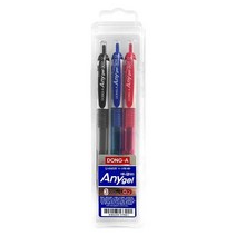 애니겔501 3색세트 타(12개입) 동아 0.5mm 중성펜, 본상품선택, 본상품선택