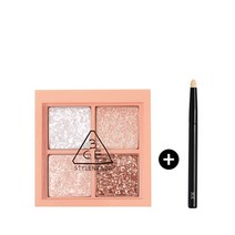 [쓰리씨이] [3CE]미니 멀티 아이 컬러 팔레트(글리터) (증)아이 포인트 브러쉬, DIAMOND GLINT, 1세트