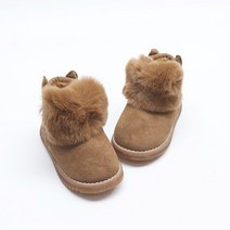 프롬슈 꼼디 LED 털장식 기모 키즈부츠 아동겨울신발 (9233996)