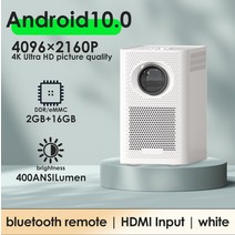 미니 프로젝터 스마트 휴대용 와이파이 및 블루투스 포켓 야외 4K 9500L 안드로이드, [03] White Android 10.0, [02] 미국 플매트 카펫 매트 카펫 매트 카펫 러그