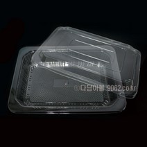 정육용기 T52K(투명) 10세트 (대패삼겹살 600g포장)