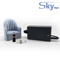 하늘컴플러스 DC 12V 3A 어댑터 모니터 CCTV 소형가전 LED조명 12V3A 대한민국 KC인증(전원코드포함), 1개