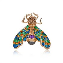 머플러 스카프 옷핀 뱃찌 혼주 브로치 broach 패션 에나멜 곤충 시리즈 여성 남성 섬세한 작은 꿀벌 크리스탈 라인 석 핀 보석 선물