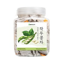 이너블릭 국내산 볶은 작두콩 차 100티백 PLA 친환경 필터, 100개