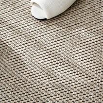 네덜란드 솔리드 사계절 수입 식탁 러그 카페트 (샌드베이지) (200x300cm)