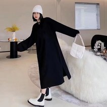 얇은 원피스 슬립온 롱 라지 사이즈 루즈한 귀여운 귀여운 무릎 스타일 원피스