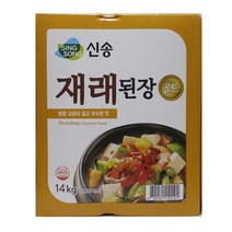 신송 재래된장(업소용) 14kg x 1통