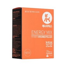 에너지믹스 락토페린 비타황태 헬씨아이즈 후코비피더스 영양제 20포(40g)개/고양이겸용, 1box