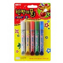 아모스반짝이풀 2번 5색 멀티컬러 메탈릭, 1개