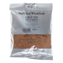 Neals Yard Wholefoods 닐스 야드 홀푸드 그라운드 육두구 가루 100g 넛메그 분말 파우더 Nutmeg, 1개