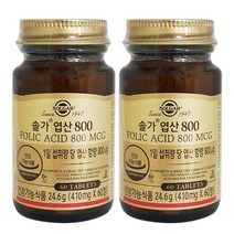 솔가 엽산 800 60정, 2 병 (4개월분)