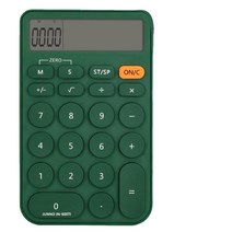 가유카 컬러 계산기 휴대용 계산기 사무용 계산기 JN-6001, 녹색