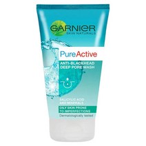 Garnier PureActive Deep Pore Wash 가르니에 퓨어액티브 안티블랙헤드 딥 포어 워시 지성 150ml 6팩