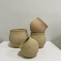 루아데코 로자리안 허니 에보니 푸우팟 수제 국산 토분 인테리어 화분, 중, 에보니(진갈색)